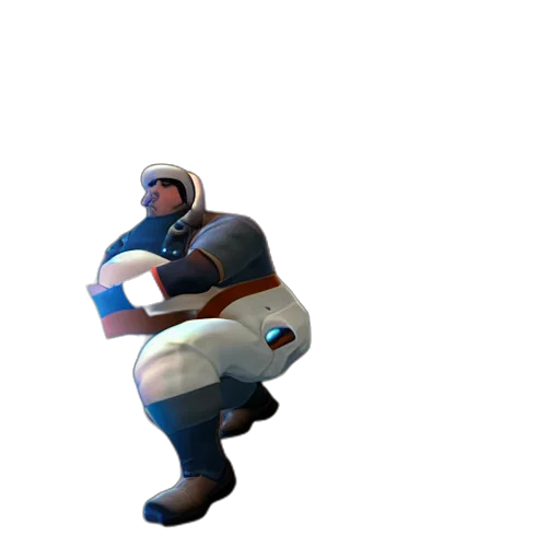 weapon, robot, jacket, staff transparent PNG cut-out
