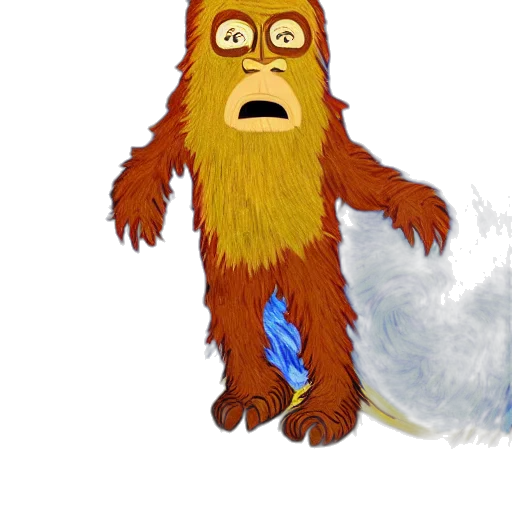 creature, animal, staff, concept art transparent PNG cut-out