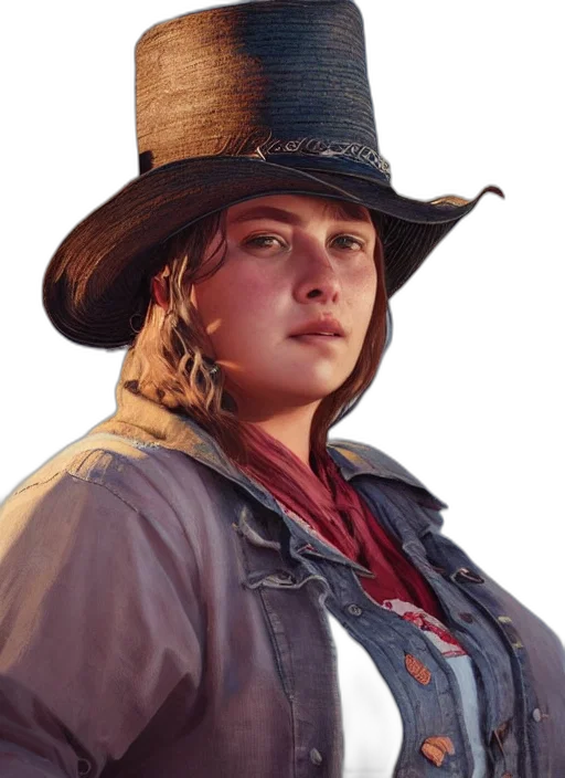 hat, jacket, face, staff transparent PNG cut-out
