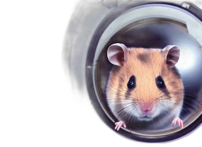 animal, photorealistic, 3d render, outer space transparent PNG cut-out