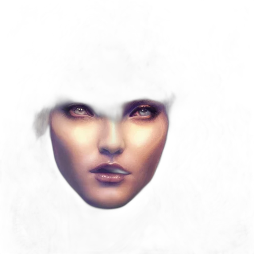 face, mask, robot, creature transparent PNG cut-out