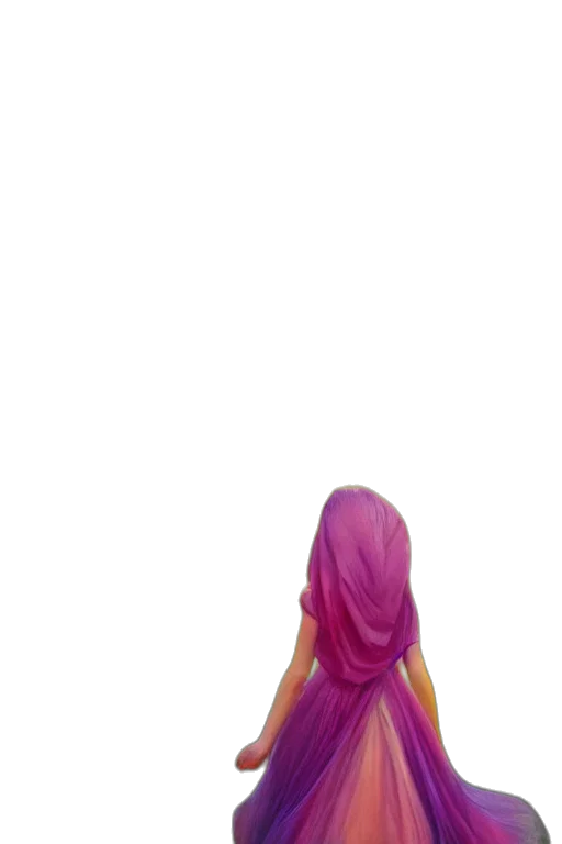 dress, hair, creature, bottle transparent PNG cut-out