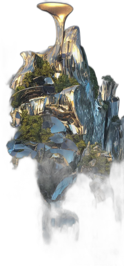 tree, dragon, crown, mask transparent PNG cut-out