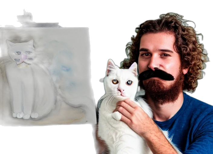 animal, creature, photorealistic, vaporwave transparent PNG cut-out