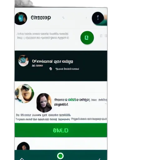 green, whatsapp, design, mobile transparent PNG cut-out