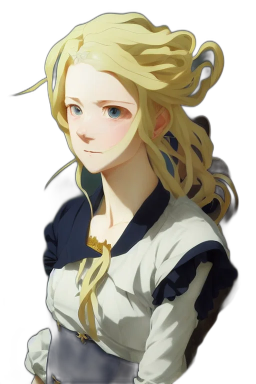 face, staff, crown, dress transparent PNG cut-out