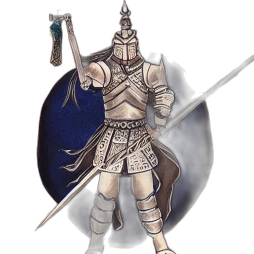 sword, staff, weapon, fantasy art transparent PNG cut-out