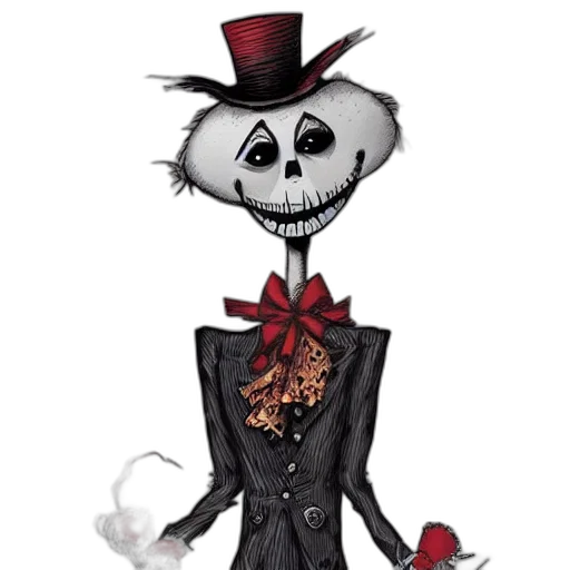 mask, staff, jacket, creature transparent PNG cut-out