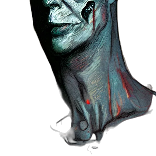 mask, face, creature, staff transparent PNG cut-out