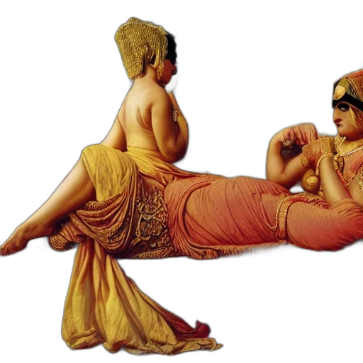 furniture, jewelry, dress, oil painting transparent PNG cut-out