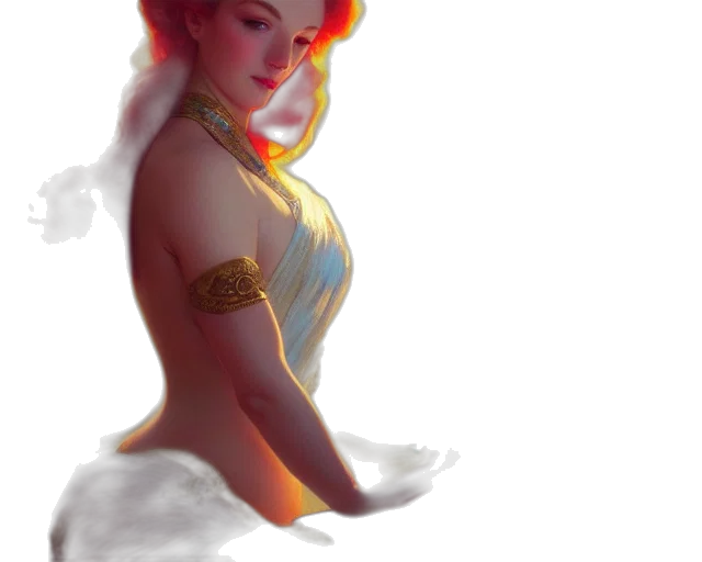 crown, dress, jewelry, fantasy art transparent PNG cut-out