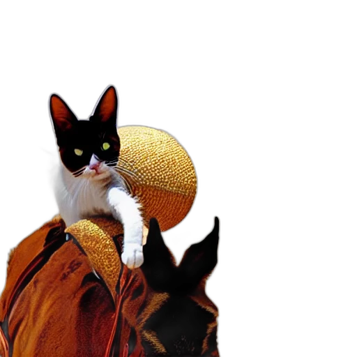 hat, staff, animal, crown transparent PNG cut-out