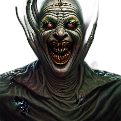 creature, face, mask, staff transparent PNG cut-out