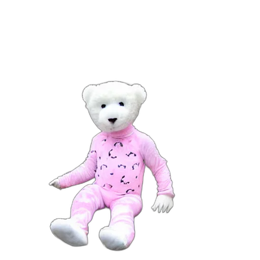 creature, dress, 3d render, vaporwave transparent PNG cut-out