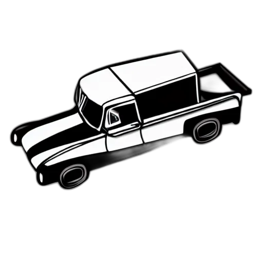 car, weapon, concept art, 3d render transparent PNG cut-out