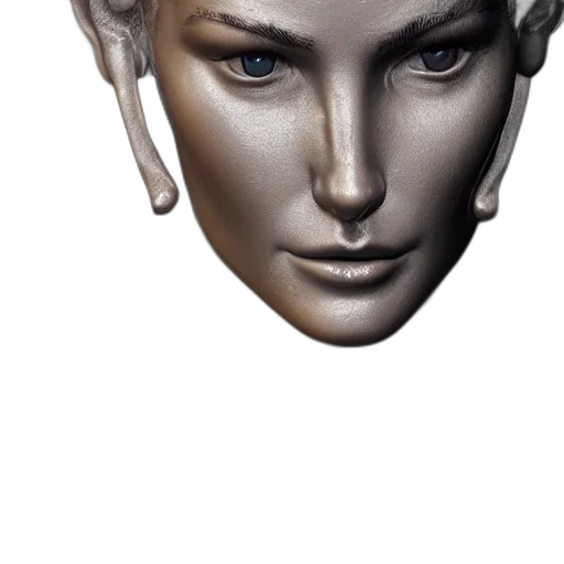 face, mask, crown, jewelry transparent PNG cut-out