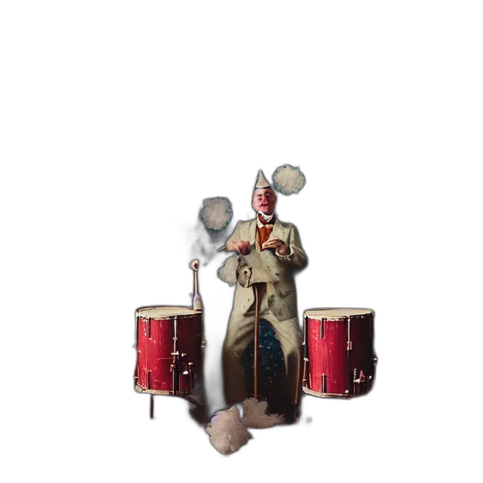 staff, hat, jacket, animal transparent PNG cut-out
