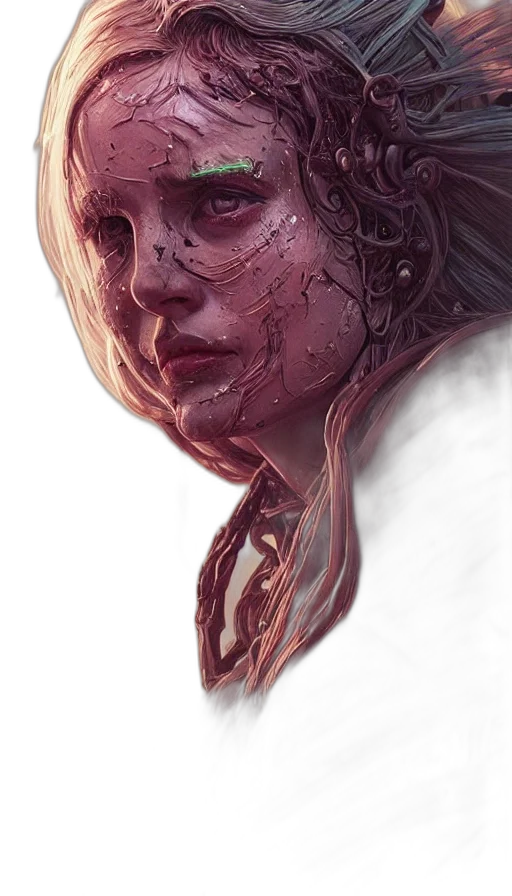 face, mask, creature, crown transparent PNG cut-out