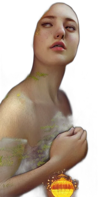 dress, face, jewelry, mask transparent PNG cut-out