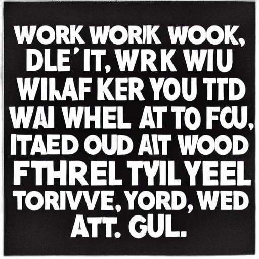 work, until, die, soul transparent PNG cut-out