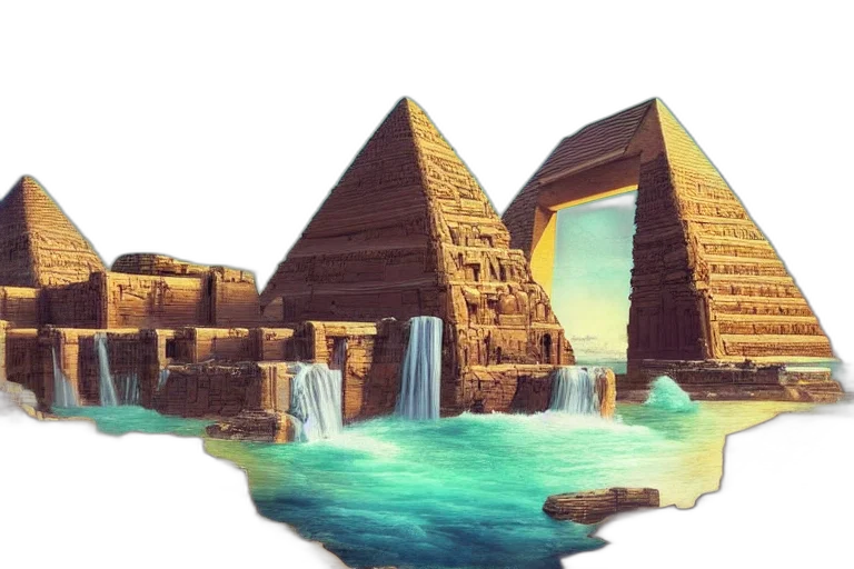 building, jewelry, concept art, photorealistic transparent PNG cut-out