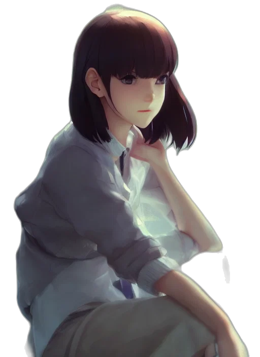 face, jacket, dress, robot transparent PNG cut-out