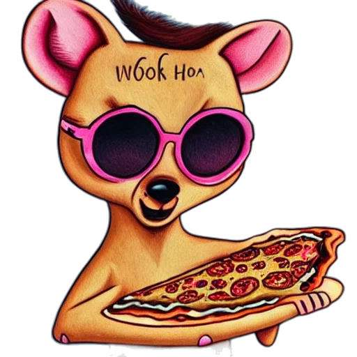 food, cartoon, watercolor, photorealistic transparent PNG cut-out
