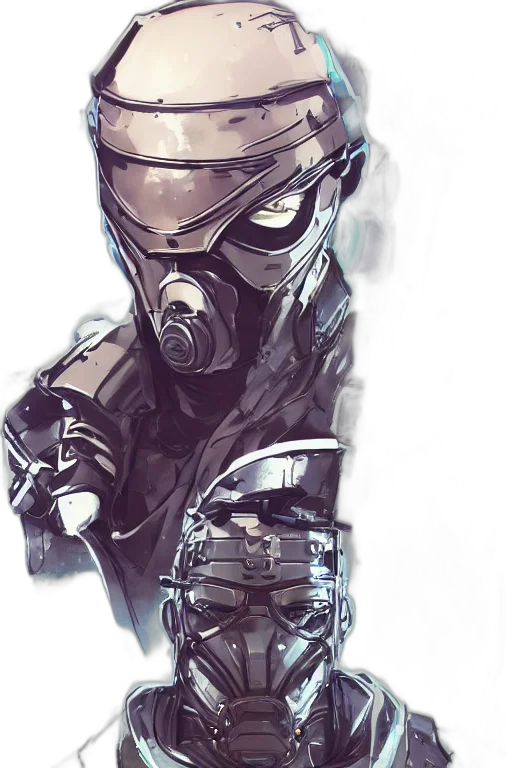 robot, mask, face, weapon transparent PNG cut-out
