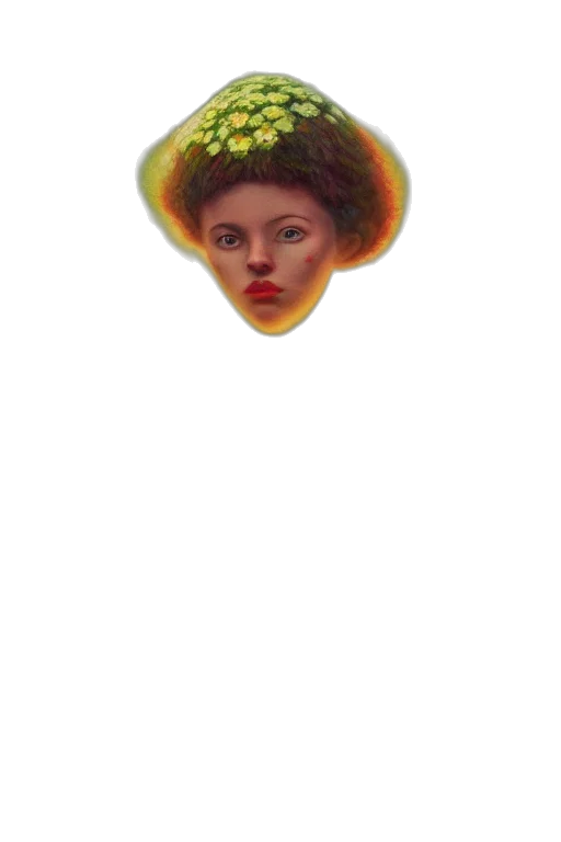 hat, face, crown, creature transparent PNG cut-out