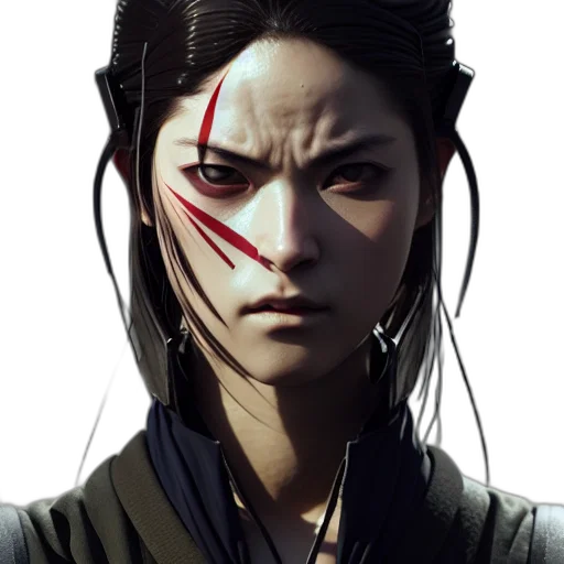 face, staff, mask, concept art transparent PNG cut-out