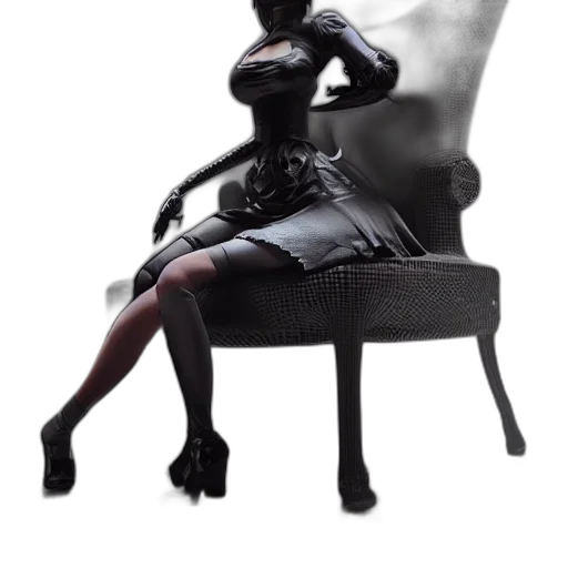furniture, dress, robot, crown transparent PNG cut-out