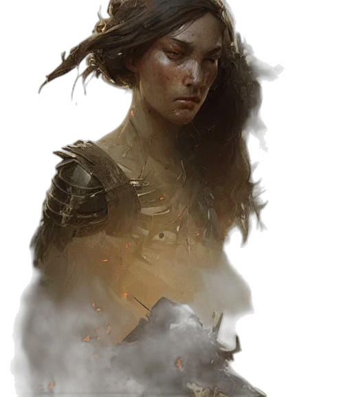 face, concept art, fantasy art, photorealistic transparent PNG cut-out