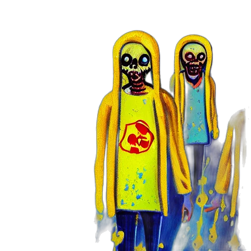 jacket, mask, concept art, pixel art transparent PNG cut-out
