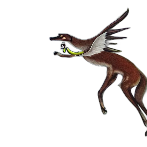 animal, dragon, creature, staff transparent PNG cut-out