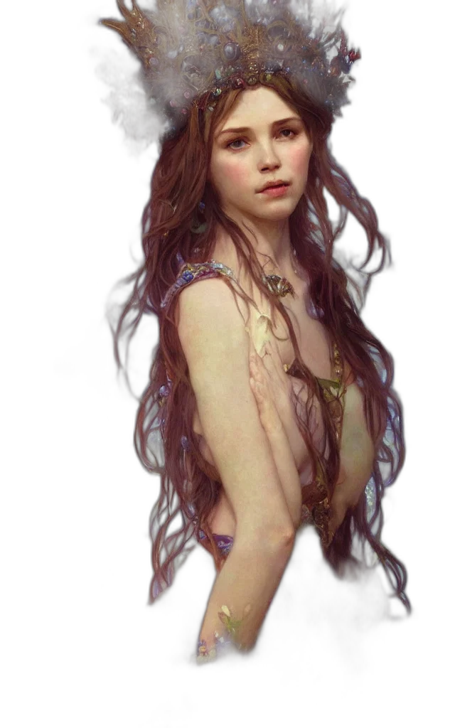 dress, creature, hair, dragon transparent PNG cut-out