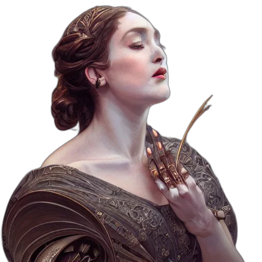 jewelry, crown, dress, staff transparent PNG cut-out
