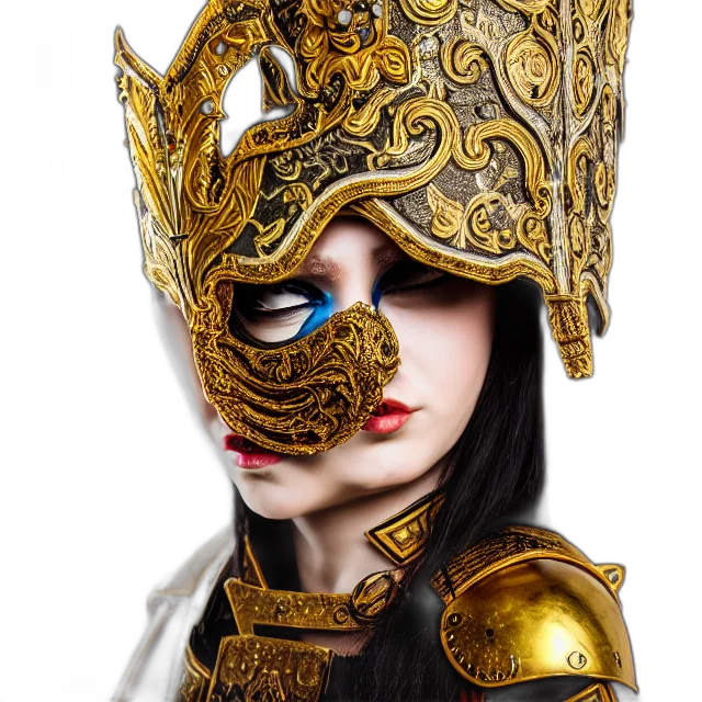mask, crown, jewelry, face transparent PNG cut-out