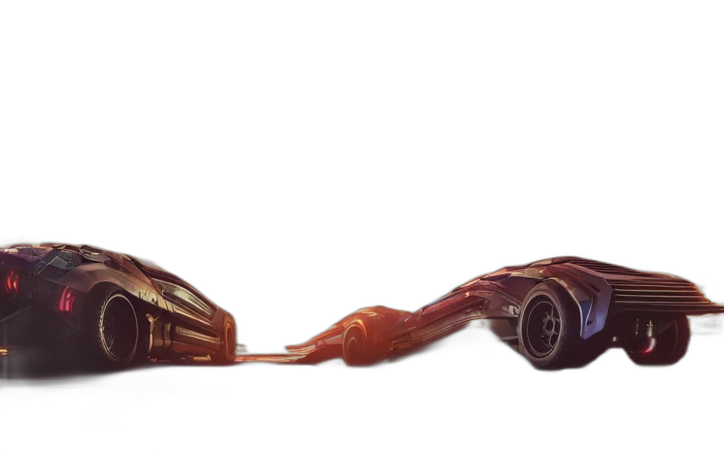 car, weapon, hair, shoes transparent PNG cut-out