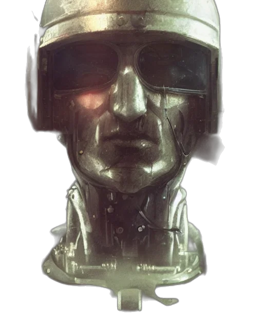 robot, mask, face, staff transparent PNG cut-out