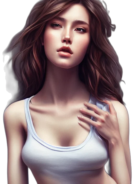 face, jewelry, dress, hair transparent PNG cut-out