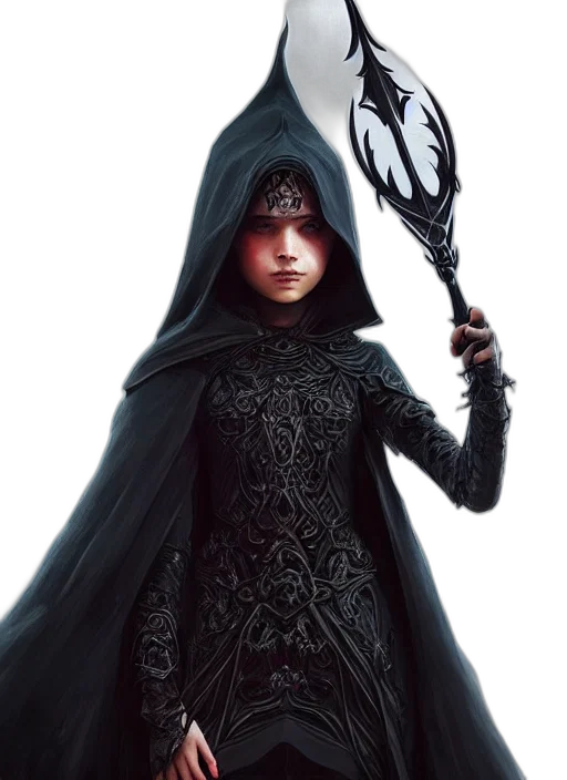 staff, mask, sword, dress transparent PNG cut-out
