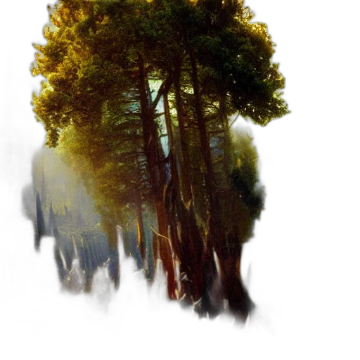 tree, mask, animal, creature transparent PNG cut-out