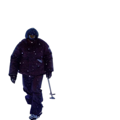 jacket, staff, creature, concept art transparent PNG cut-out