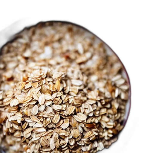 food, bowl, oats, face transparent PNG cut-out