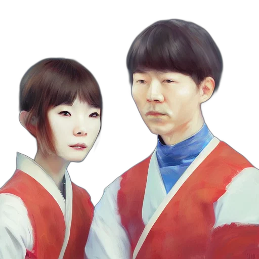 staff, jacket, robot, face transparent PNG cut-out