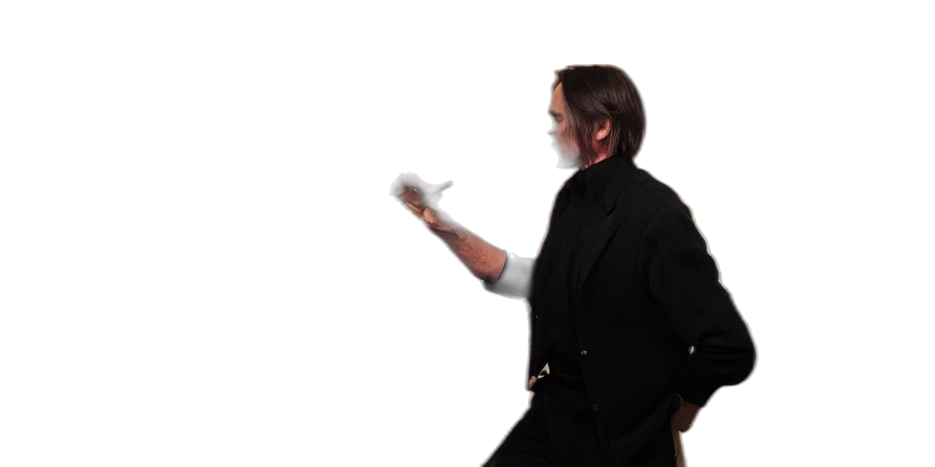 hair, sword, jacket, staff transparent PNG cut-out