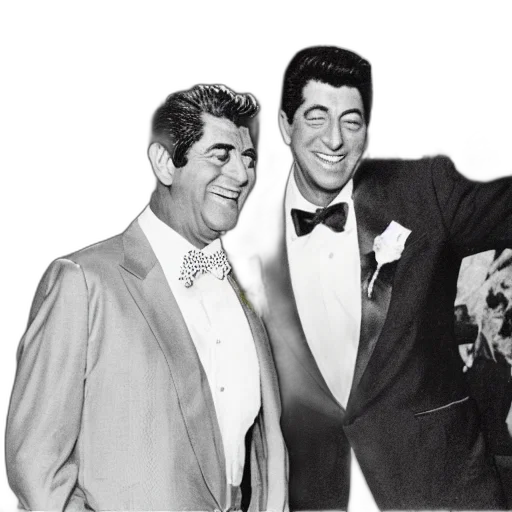dean, martin, jerry, lewis transparent PNG cut-out