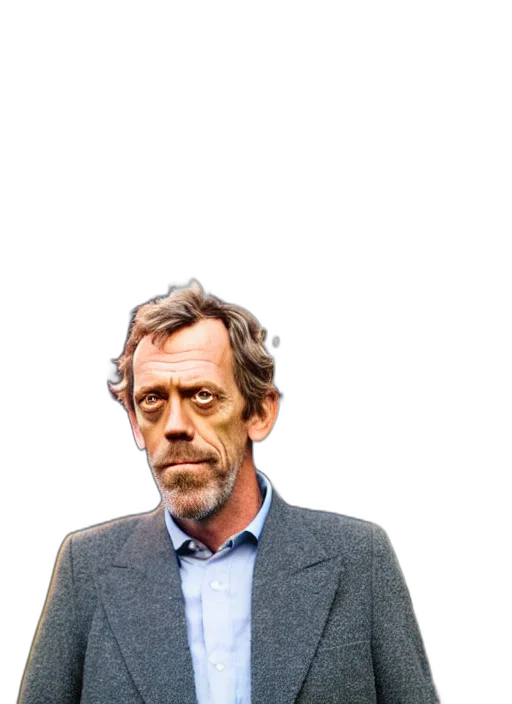 jacket, staff, face, robot transparent PNG cut-out