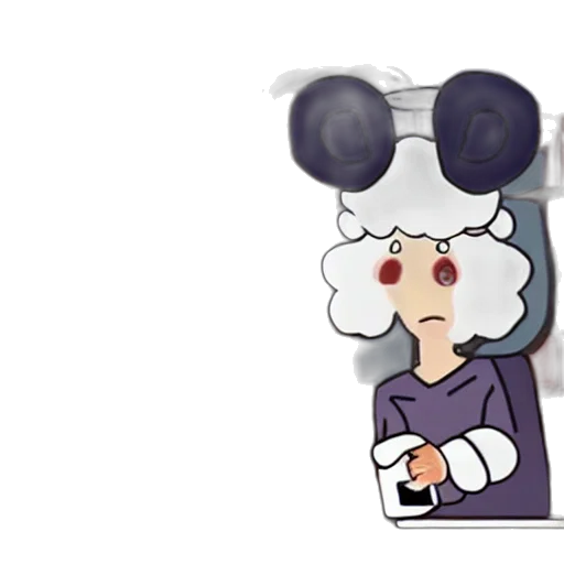 mask, staff, concept art, cartoon transparent PNG cut-out