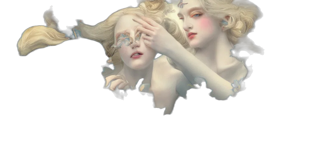 mask, crown, face, hair transparent PNG cut-out